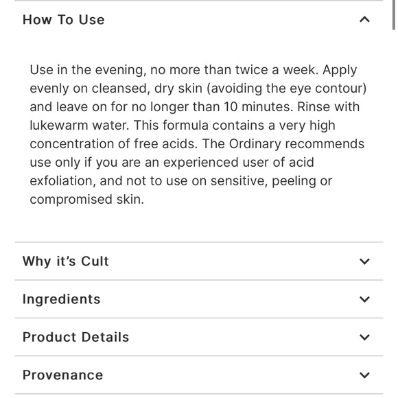 The Ordinary AHA 30% + BHA 2% Peeling Solution TikTok - Picture 5 of 9